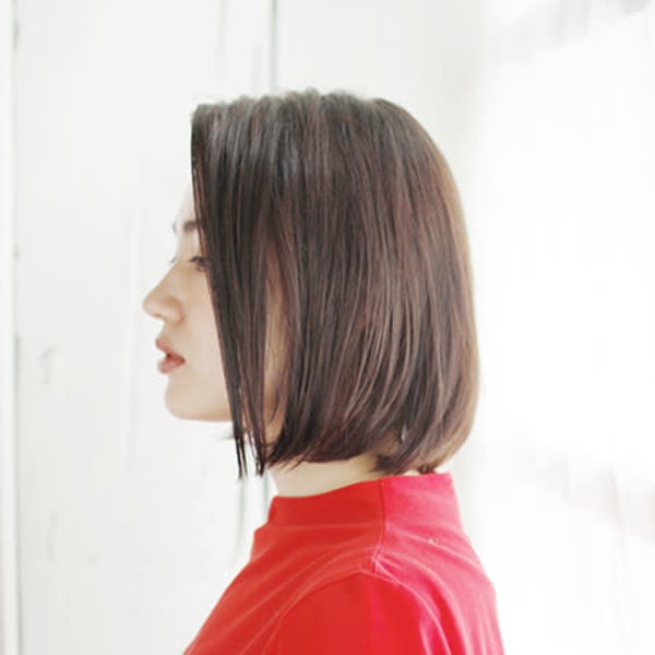 20代30代40代 モードの顔した大人ボブ【草津】