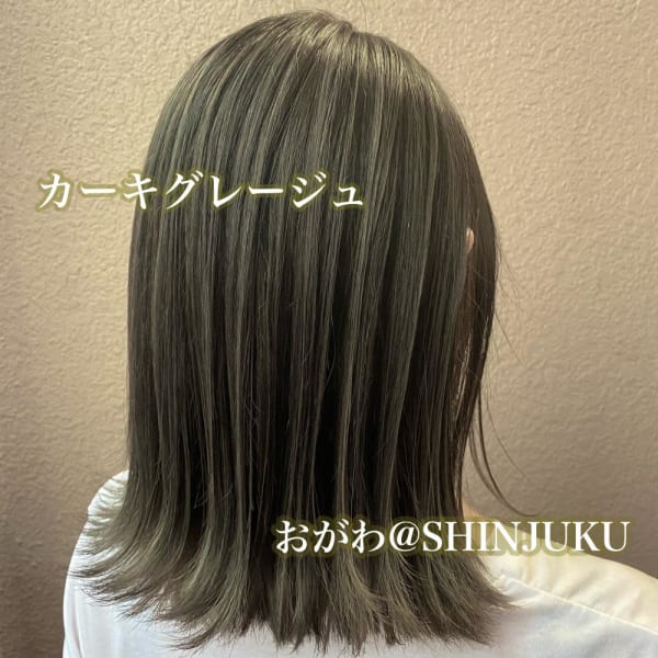【担当おがわのぶや】＊カーキ系グレージュ＊