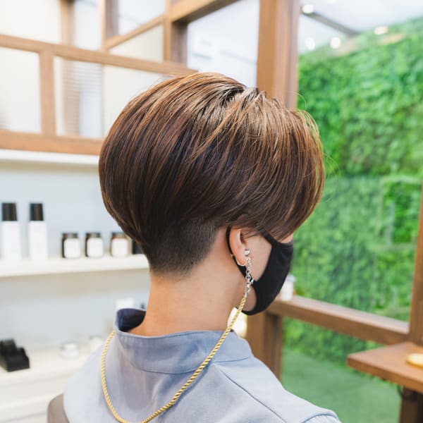 ★クールな女性のツーブロックショートスタイル★