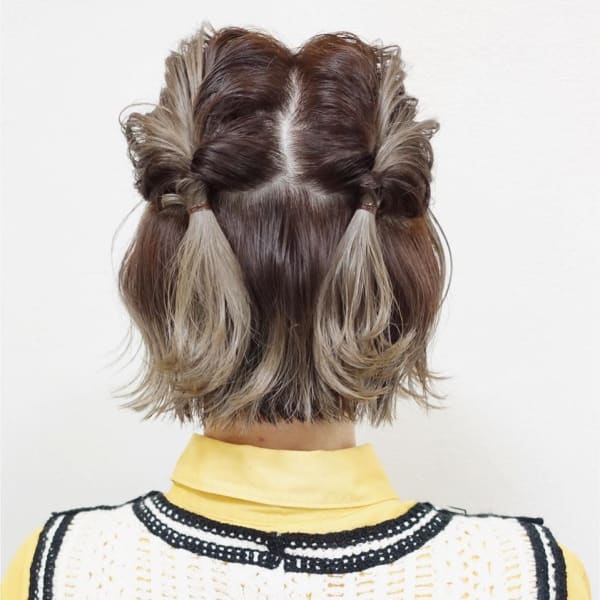 プチハーフツインテール