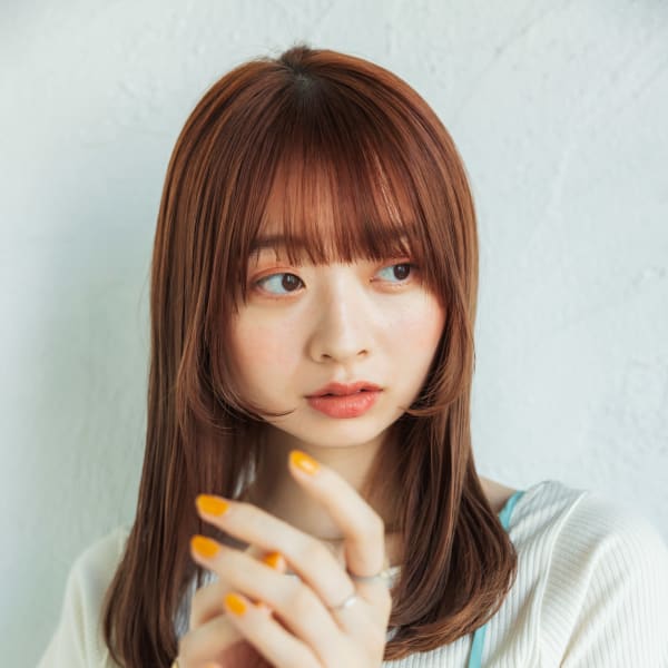 ナチュラルワンカールストレート