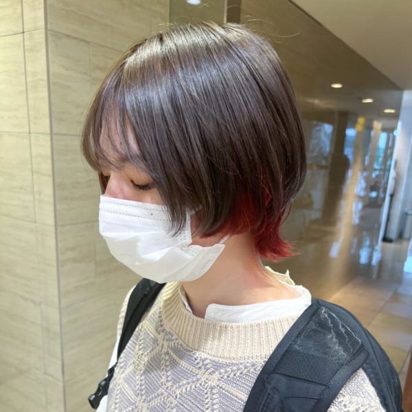 ウルフカット/インナーカラー/naomi