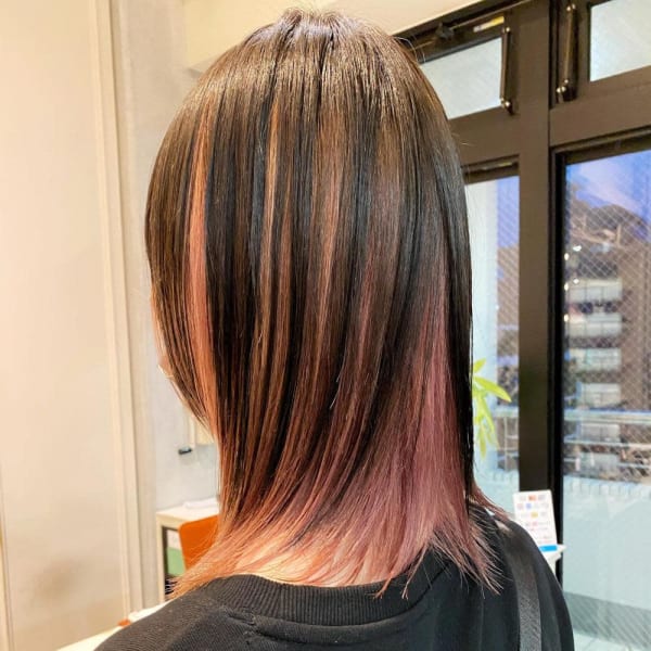 【CHESTER】ウルフマッシュ ロングウルフ 暖色系カラー