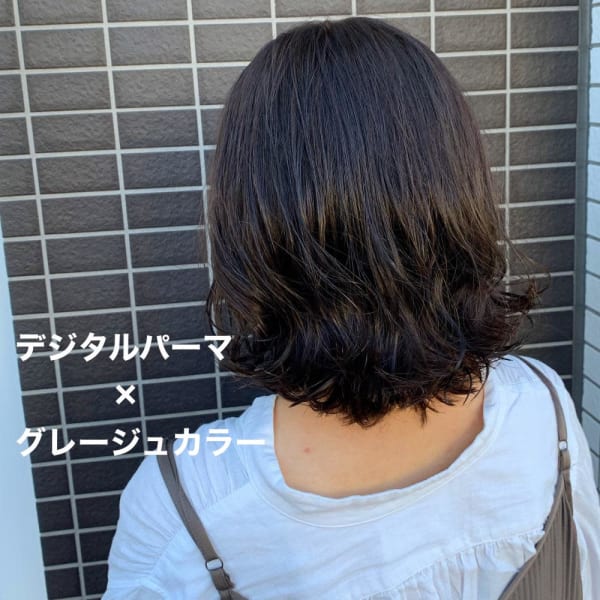 デジタルパーマスタイル