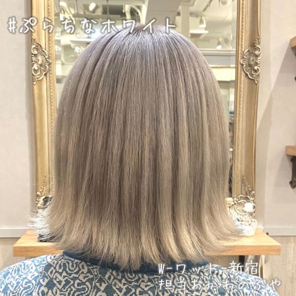 【担当おがわのぶや】＊platina White＊