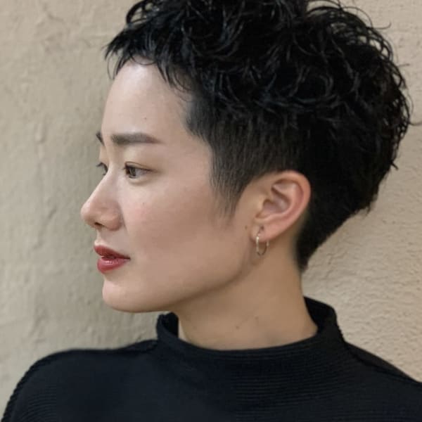 パーマ×ベリーショート