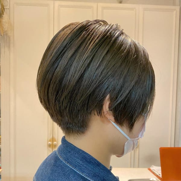 【CHESTER】刈り上げショート カーキアッシュ 刈りあげ