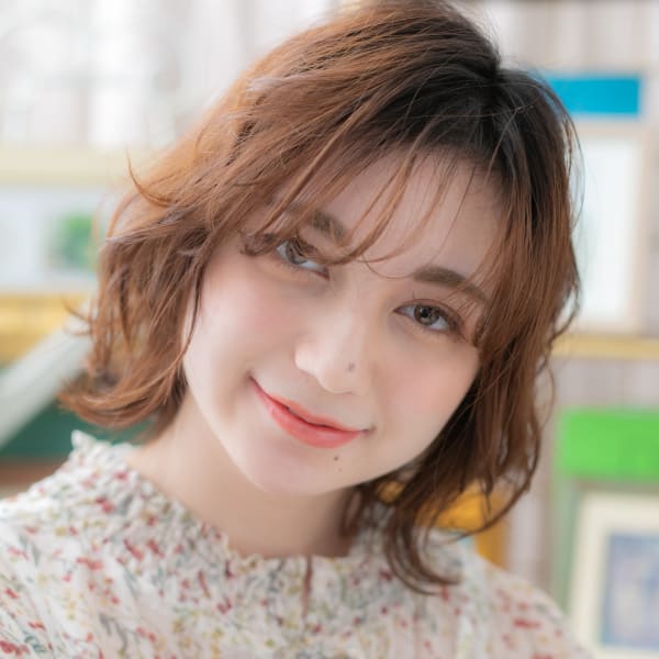 フレンチガーリー外国人風抜け感ウルフボブ　パーマボブ