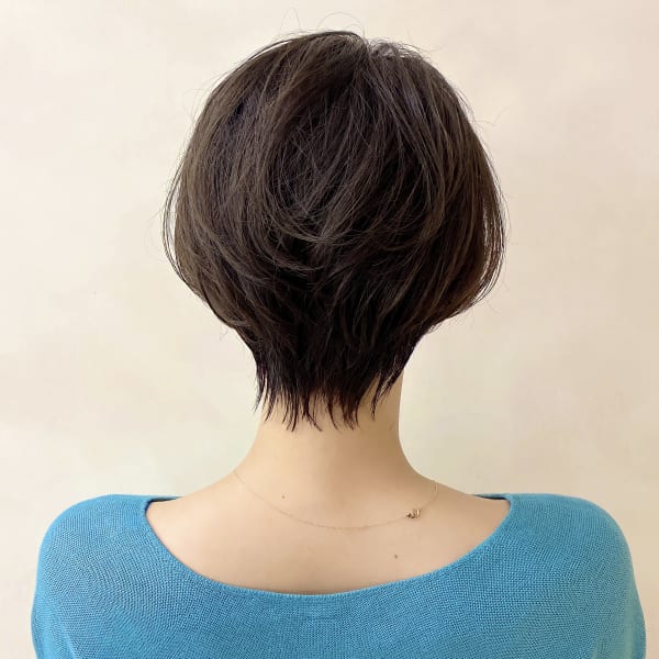 【金沢】逆三角カバー　シースルバング　ひし形　ベリーショート