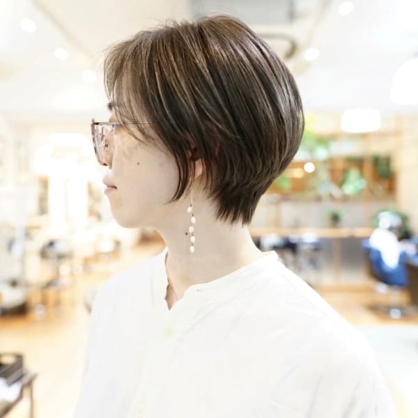 《e's中目黒美容室》乾かすだけ◎軽やかショート【佐久間】