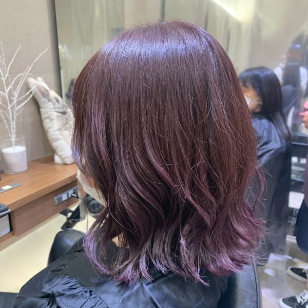 秋のふんわりパープルカラー☆