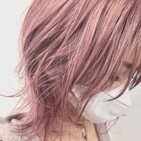 【maile】ブリーチあり/ネオウルフ/サクラピンク