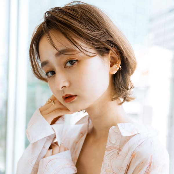シースルーバングが可愛い×カジュアルショート☆銀座|Eleanor　spa&treatment 銀座店
