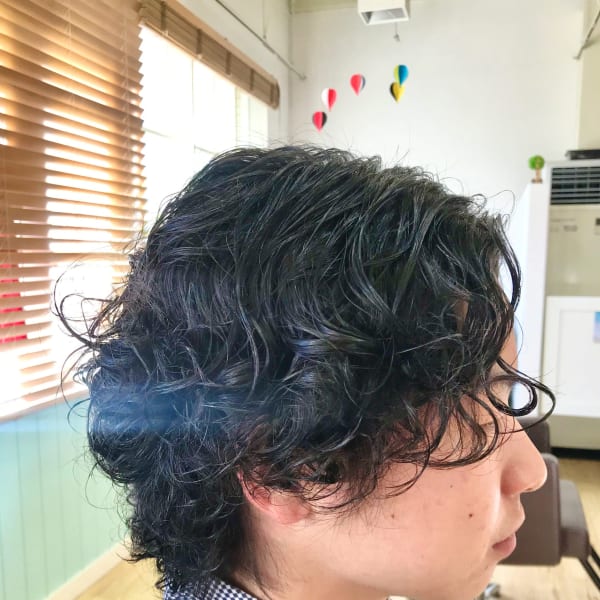 メンズ　パーマヘアー|EHACO hair&spa