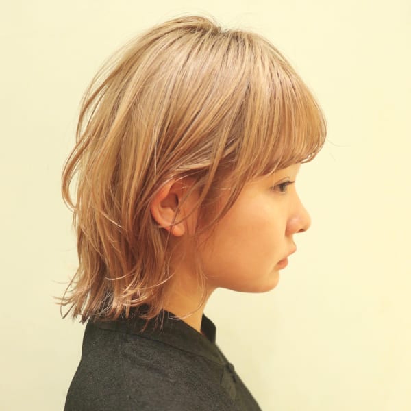 大人可愛い◎くびれレイヤーボブ