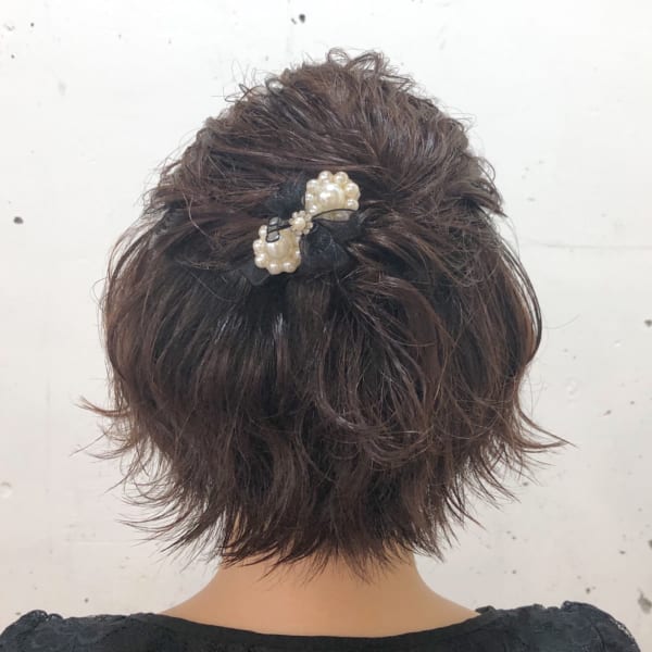 ショートヘアアレンジ