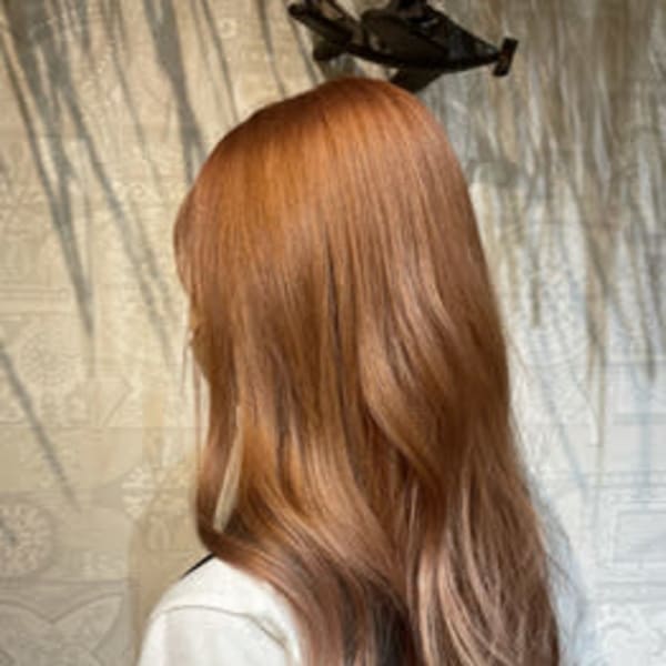 韓国風オレンジベージュ