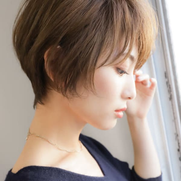 コンパクトなシャギー感ショート