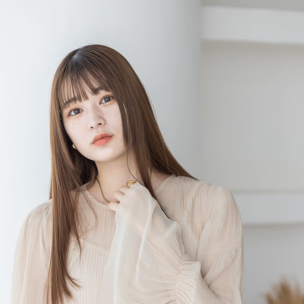 【Totia梅田】透けバング×シースルーストレート