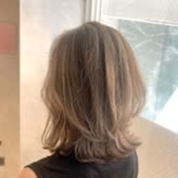 簡単セットでかわいく☆こなれミディアムレイヤー☆