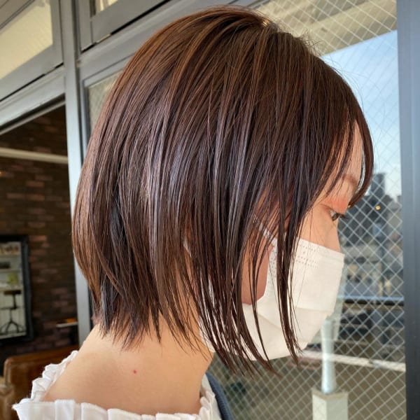 【CHESTER】暖色系カラー うる艶髪 透けバング