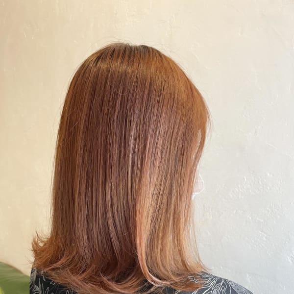 カッパーオレンジ×ミディアム(オーガニックHカラー)