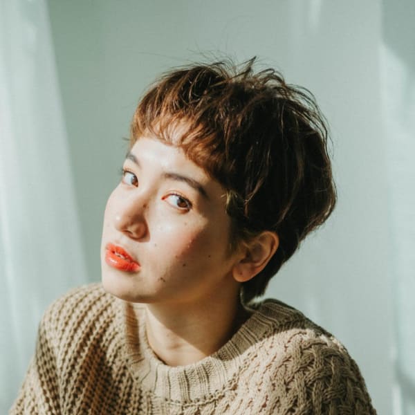 大人可愛い20代30代40代ベリーショート丸みショート◎|YUCCA eha 豊中