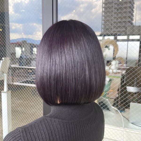 【CHESTER】ボブ　ダークラベンダー