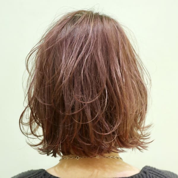 結べる◎ウルフレイヤーボブ