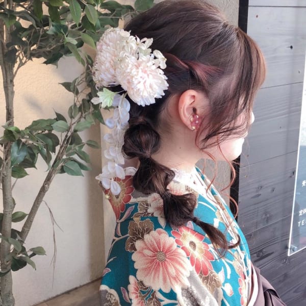 【luccica】卒業式ヘアセット