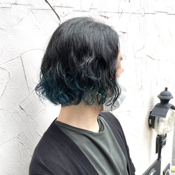 モスグリーン・メンズグラデーションカラー