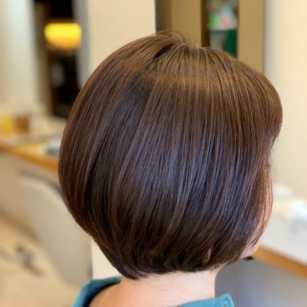 大人かわいい　グラデーションボブ|Four Mile