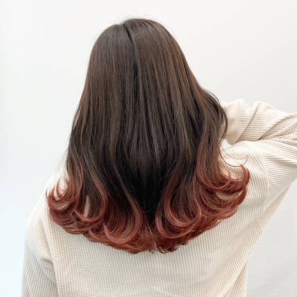 ピンクグラデーション