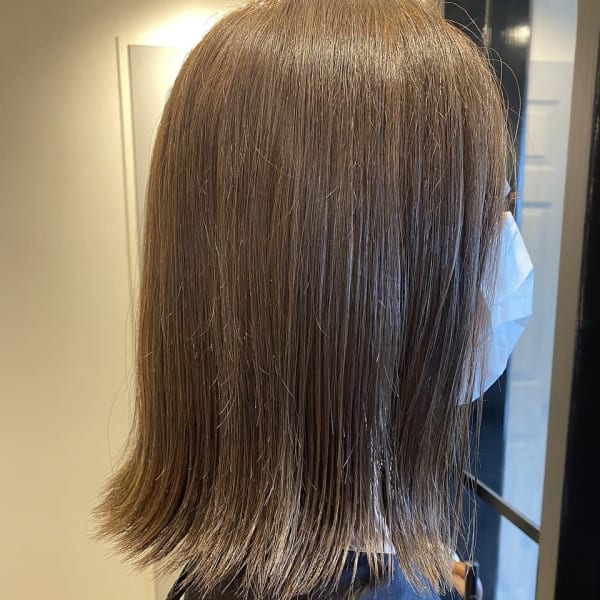 【tsukusi】ミディアムボブ　カーキ|tsukusi