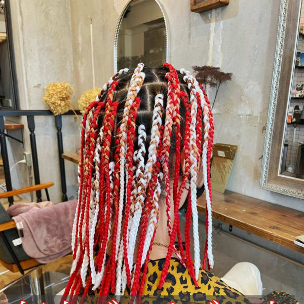 【メンズブレイズ】レッド×ホワイト50本