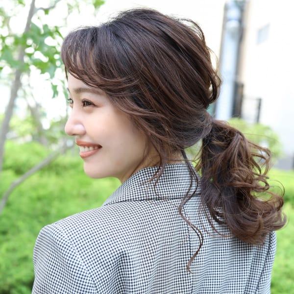 20代30代 ローポニー 簡単アレンジ