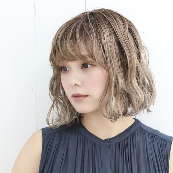 collina ハイライトグラデーションボブ|collina