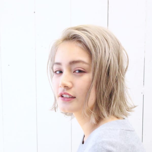 kirihara ケアブリーチグレージュボブ|collina