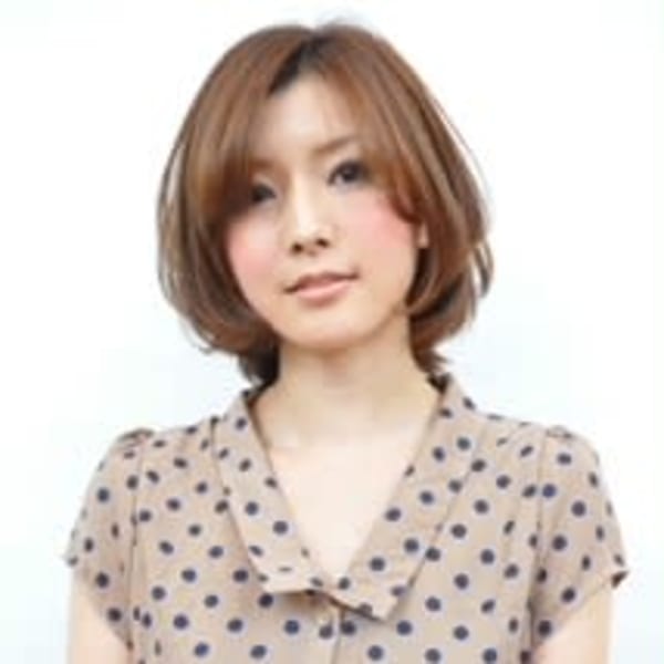 フェミニンな大人ボブ