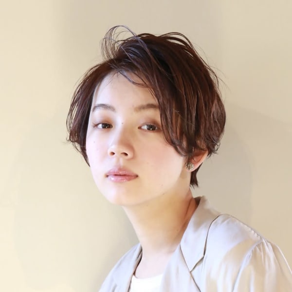 kikuchi サイドパートのショートボブ|collina