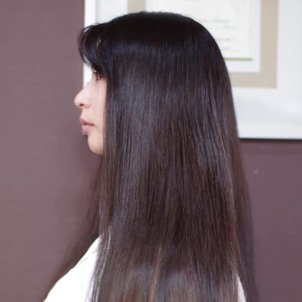 【圧巻のツヤ】サファイア☆ストレート|オーガニックサロン BOO-FOO-WOO