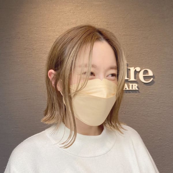 切りっぱなしボブ