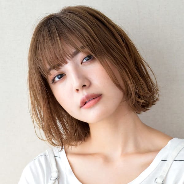 ワンレンボブ/大人ボブパーマ/外はねボブ/デジタルパーマ |atelier ittowa