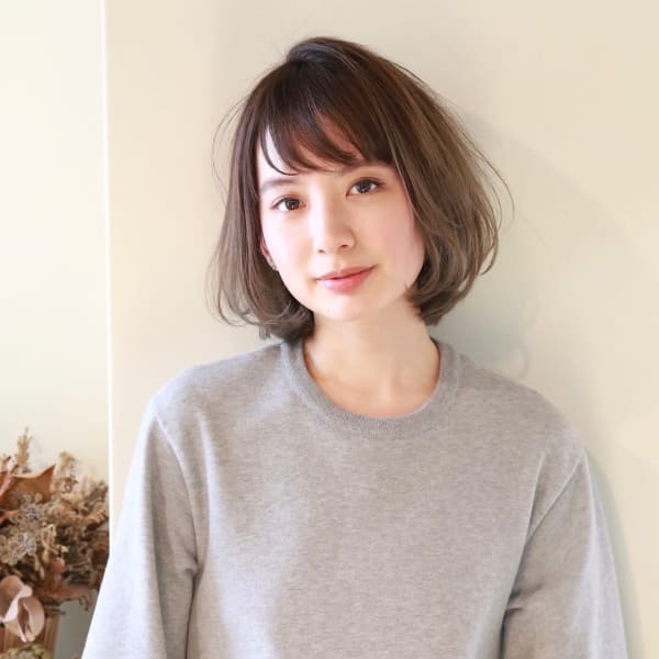 kikuchi ミルクティーグレージュボブ|collina