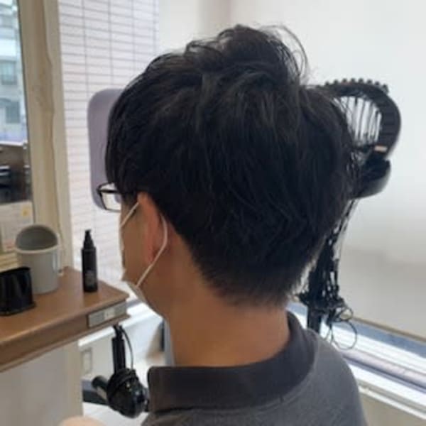 束感たっぷりショートマッシュ
