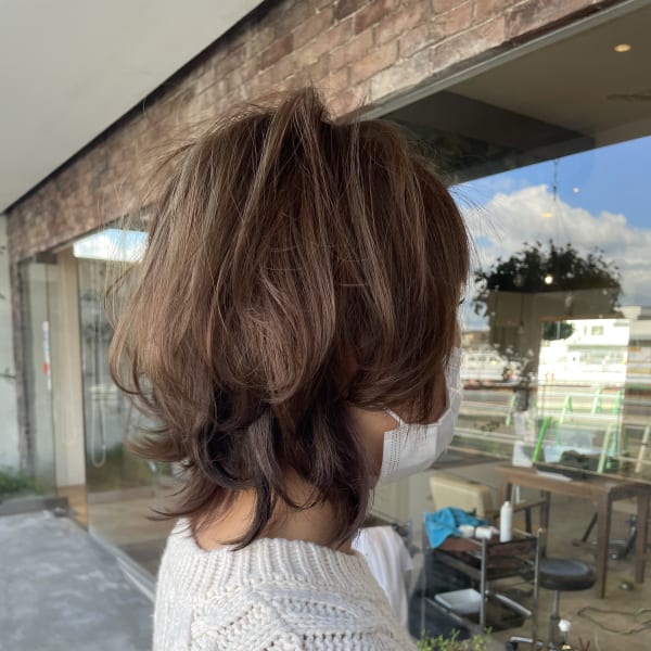 外はねレイヤースタイル