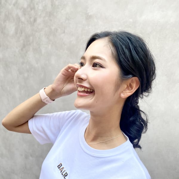 王道!ゆるふわポニーテール☆