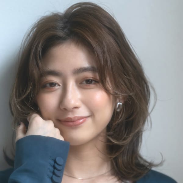 【emu井上信洋】パーマでゆるく大人マッシュウルフ【エミュ】