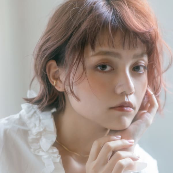 【emu井上信洋】ショートバングで抜け感パーマボブ【エミュ】