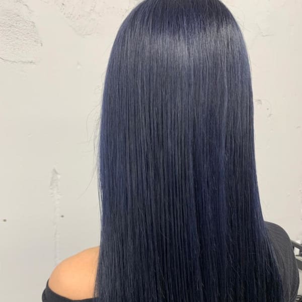 【eha Miku】大人可愛いロング/ブルー20代30代◎|YUCCA eha 豊中